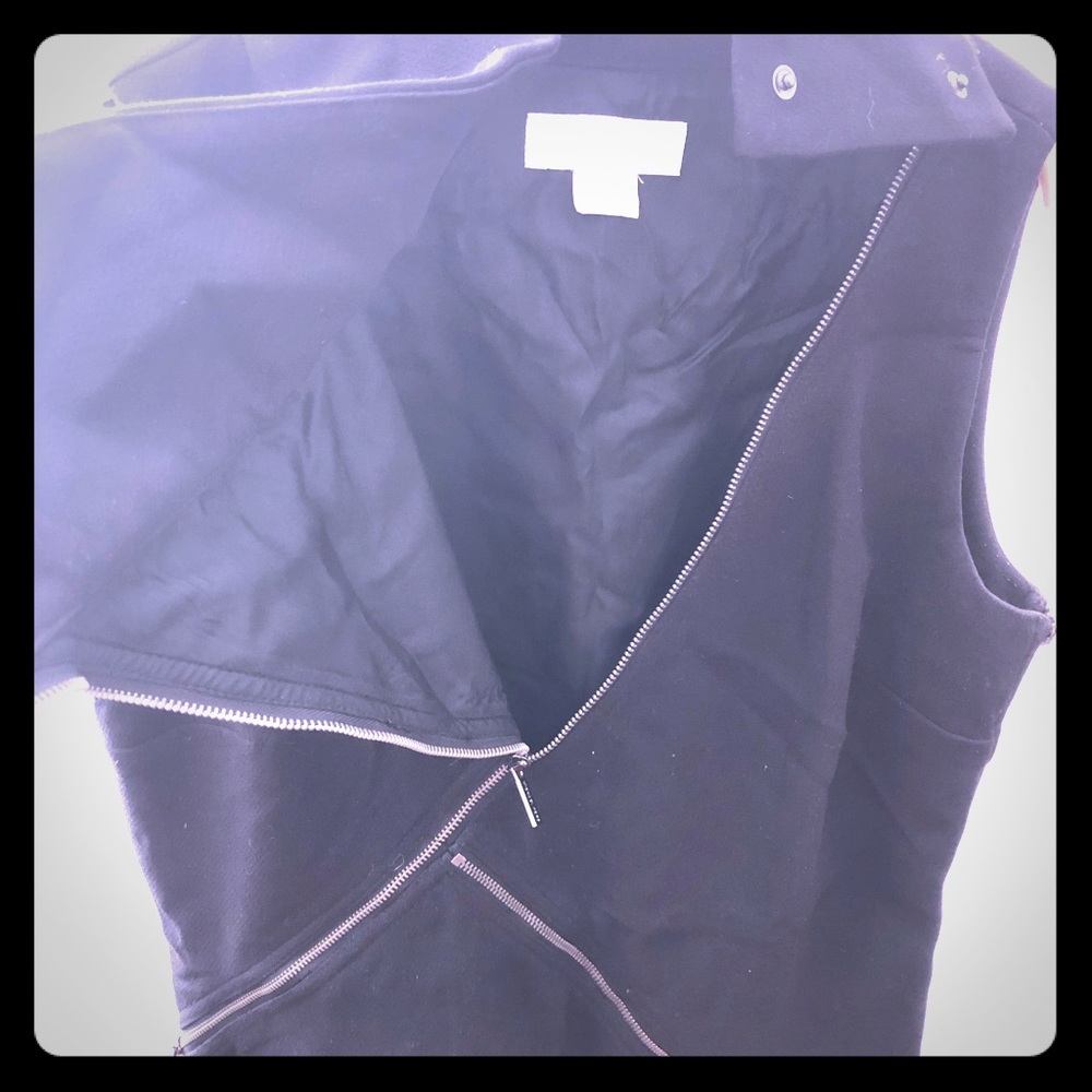Edgy Zipper Cocktail Dress